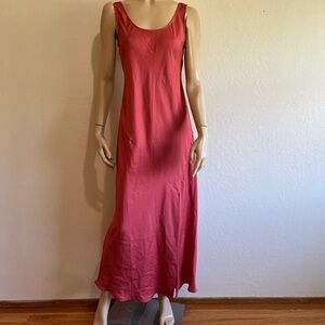 Banana Republic Sleeveless Coral S Maxi Dress NWT
